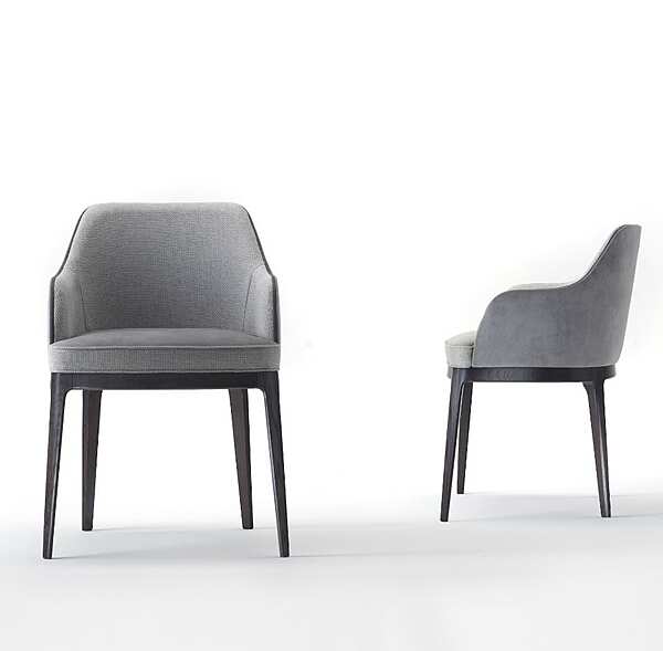 Кресло из массива дерева с мягкой обивкой DECORA ( LCI STILE) MN36L фабрика DECORA ( LCI STILE) из Италии. Фото №3