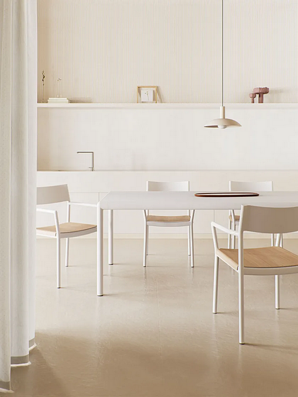 Прямоугольный стол из алюминия KETTAL Passage KSB502100 фабрика KETTAL из Италии. Фото №3