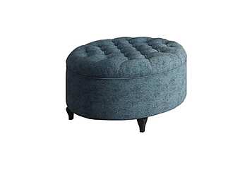 Пуф из массива дерева с мягкой обивкой DECORA ( LCI STILE) N082C фабрика DECORA ( LCI STILE) из Италии