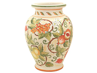 Керамическая ваза ручной работы L_Antica Deruta Estate ES/825/55 фабрика L'Antica Deruta из Италии
