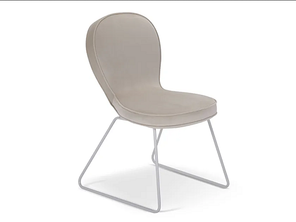 Стул с обитой спинкой из расширенного полиуретана Adrenalina B4Sedia фабрика ADRENALINA из Италии. Фото №1