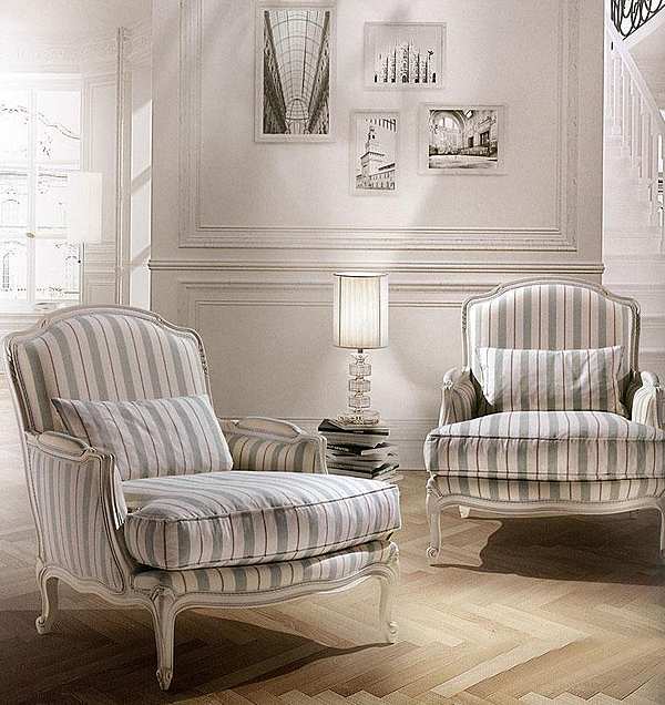 Кресло  ANGELO CAPPELLINI MEDITERRANEO Cipro 8865 фабрика ANGELO CAPPELLINI из Италии. Фото №4