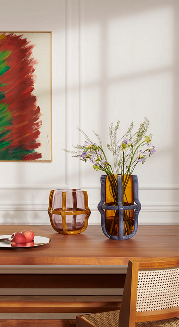 Круглая ваза из blown glass CASSINA Sestiere фабрика CASSINA из Италии. Фото №12