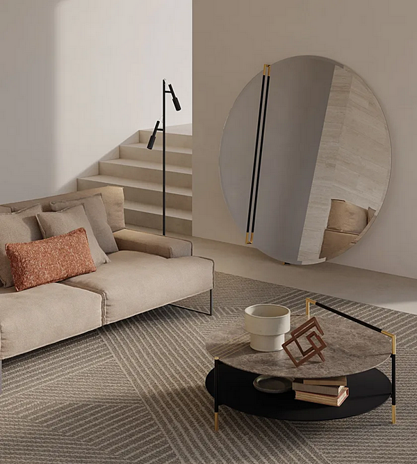 Круглое настенное зеркало Frigerio Kevin 16625 фабрика Frigerio из Италии. Фото №5