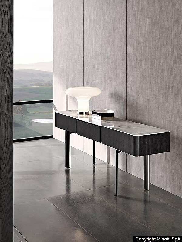 Тумба MINOTTI Lou "Sideboard" Christophe Delcourt фабрика Minotti из Италии. Фото №10