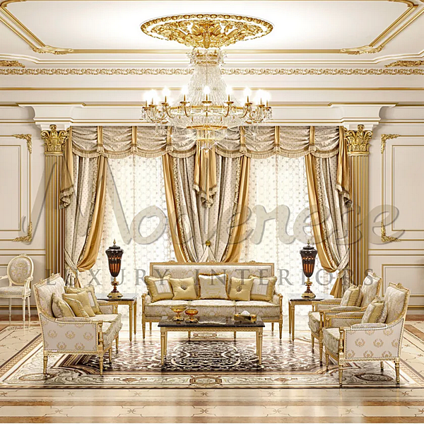 Прямоугольный журнальный стол из дерева MODENESE GASTONE 14834 фабрика MODENESE GASTONE из Италии. Фото №3