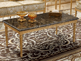 Прямоугольный журнальный стол из дерева MODENESE GASTONE 14834