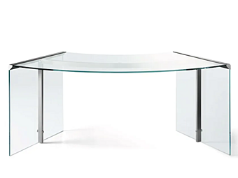 Кристальный офисный стол из стекла Gallotti&Radice President фабрика Gallotti & Radice из Италии