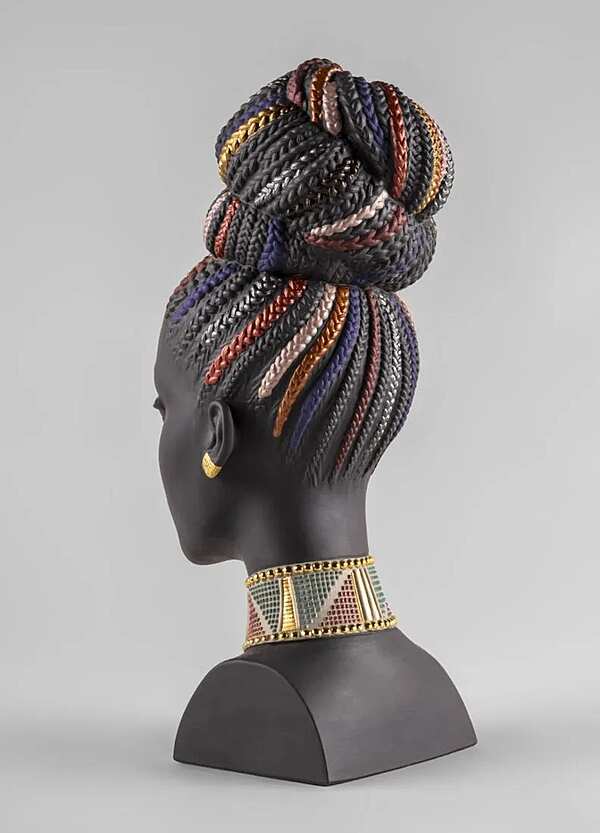 Бюст LLADRO African colors Sculpture фабрика LLADRO из Италии. Фото №5