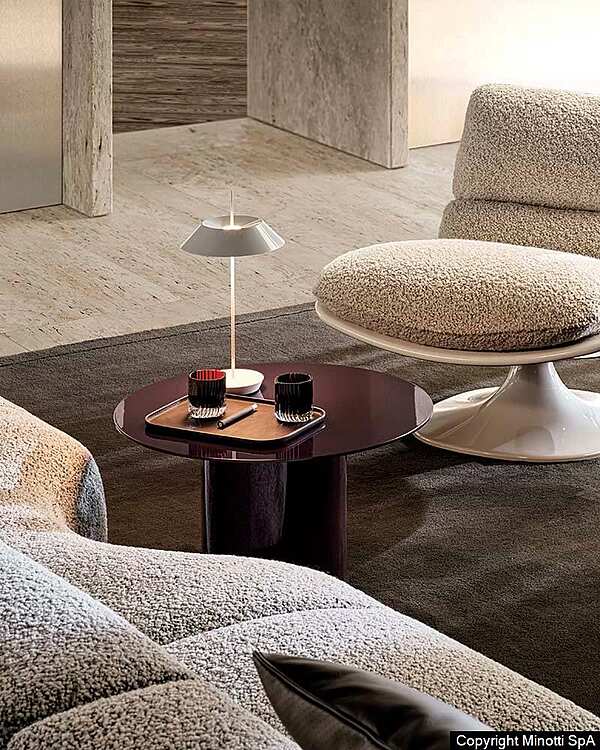 Журнальный стол MINOTTI Tokie  фабрика Minotti из Италии. Фото №6