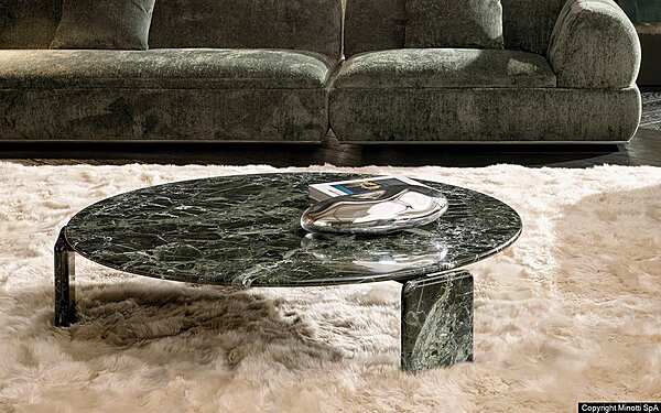 Журнальный стол MINOTTI Drake Hannes Peer фабрика Minotti из Италии. Фото №6