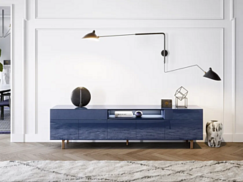 Книжный шкаф-тумба из меламинированного ДСП NOVAMOBILI TETRIS  фабрика NOVAMOBILI из Италии