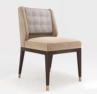 Стул из массива дерева с мягкой обивкой DECORA ( LCI STILE) MN28C фабрика DECORA ( LCI STILE) из Италии