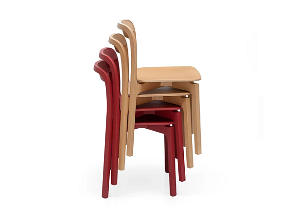 Складное кресло из массива ясеня Kristalia Contorna 05C0N01 фабрика Kristalia из Италии. Фото №4