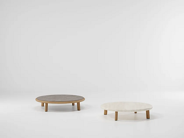 Кофейный столик низкий круглый из алюминия KETTAL Giro KS7401300 фабрика KETTAL из Италии. Фото №6