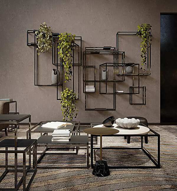 Книжный шкаф Gianfranco Ferre MATRIX фабрика Gianfranco Ferré Home из Италии. Фото №3