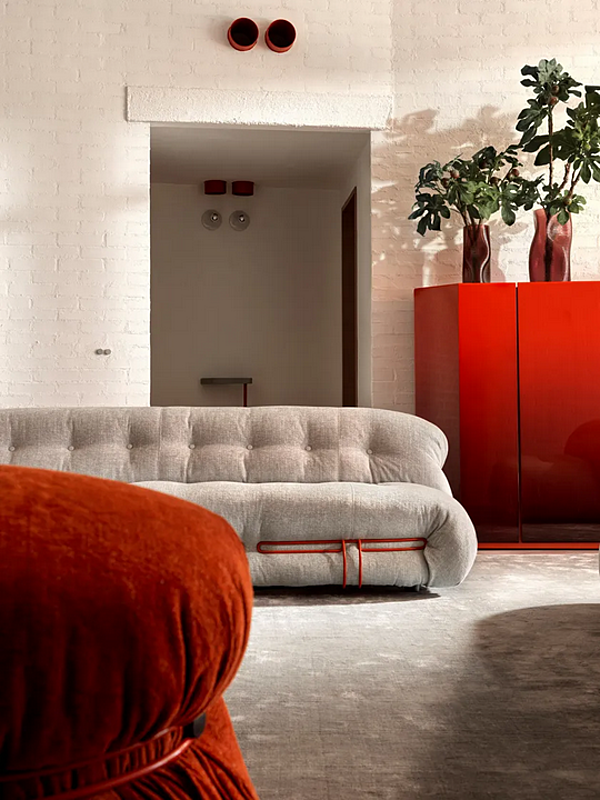 Ваза из blown glass кораллового цвета CASSINA 08821, 08823 фабрика CASSINA из Италии. Фото №12
