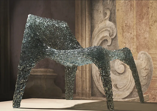 Кресло из поликарбоната с подлокотниками Edra  Veronica фабрика EDRA из Италии. Фото №6