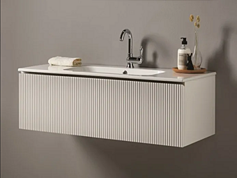 Настенный деревянный туалетный столик с ящиками Gaia Mobili Wave фабрика GAIA из Италии