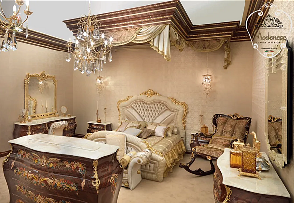 Выдвижной деревянный комод MODENESE GASTONE 15659 фабрика MODENESE GASTONE из Италии. Фото №3