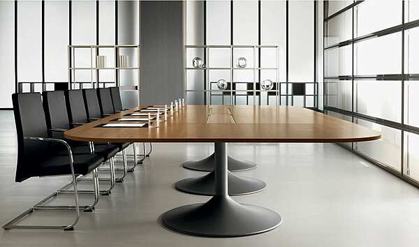 Стол для переговоров DELLA ROVERE Meeting Uni K001 - K002 фабрика DELLA ROVERE из Италии. Фото №1