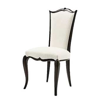Стул из массива дерева с мягкой обивкой DECORA ( LCI STILE) N015L фабрика DECORA ( LCI STILE) из Италии