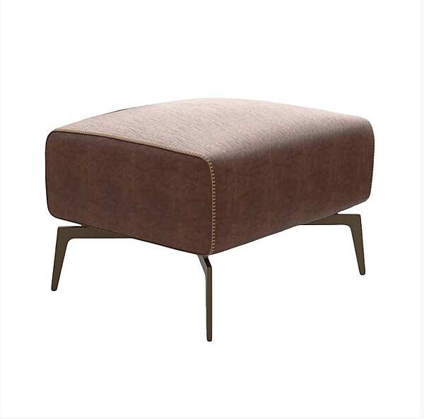 Пуф из массива дерева с мягкой обивкой ALIVAR Carol PCR 60P фабрика ALIVAR из Италии. Фото №1