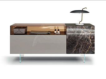 Стеклянный комод с ящиками LAGO 36E8 GLASS 2623 2623 фабрика LAGO из Италии