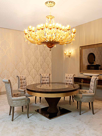 Стол PATINA GL/T103 16 RN - GLAMOUR DINING TABLE