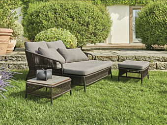 Компактная садовая кровать из синтетического волокна VARASCHIN Cricket 14830 фабрика VARASCHIN из Италии