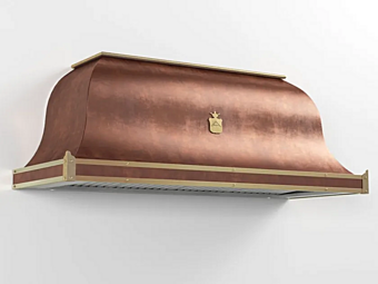 Настенная медная вытяжка с интегрированным освещением Officine Gullo CPP013 CPP013 фабрика Officine Gullo из Италии