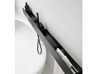 Смеситель для ванны настенного монтажа из анодированного алюминия AGAPE SEN фабрика Agape из Италии