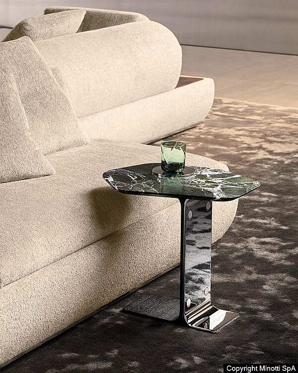 Журнальный стол MINOTTI Ethan фабрика Minotti из Италии. Фото №5
