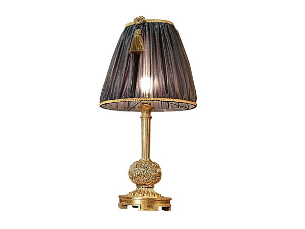 Настольная лампа из металла с абажуром A.R.ARREDAMENTI SRL Royal L.77 + P.22 фабрика A.R.ARREDAMENTI SRL из Италии. Фото №1