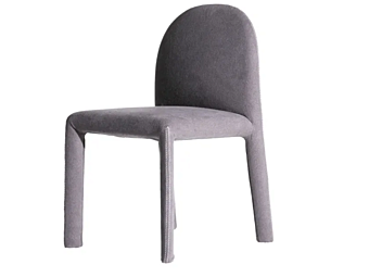 Стул с обивкой из кожи или съемной ткани Driade Soiree фабрика Driade из Италии