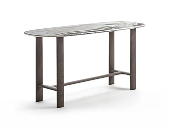 Овальный консольный стол из мрамора Frigerio Mocki 18255