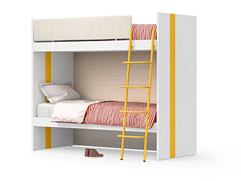 Двухъярусная кровать для детей из дерева NIDIi  Lila NL76303 фабрика nidi из Италии