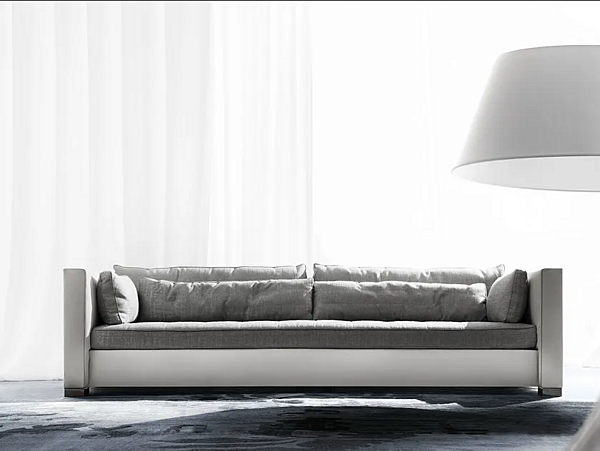 Диван с обитой спинкой из ткани ERBA ITALIA Alchimia фабрика ERBA ITALIA из Италии. Фото №4