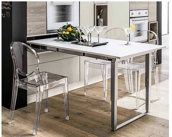 Стул из металла и поликарбоната ARREX A033/1 фабрика ARREX из Италии. Фото №1