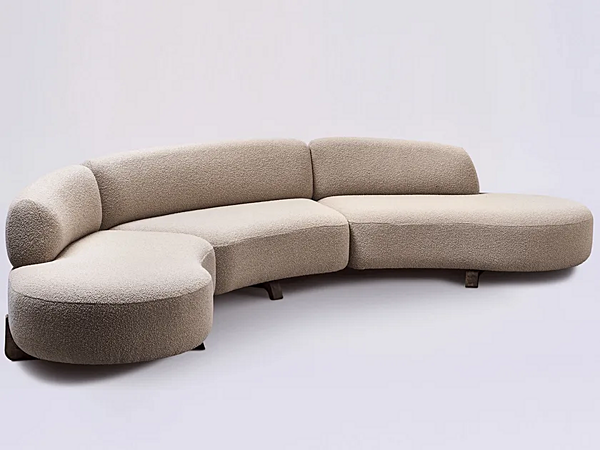 Диван с обитой спинкой на три места из шерсти PAOLO CASTELLI Vao Sofa SED.VAOS.110.SUP фабрика Paolo Castelli из Италии. Фото №1