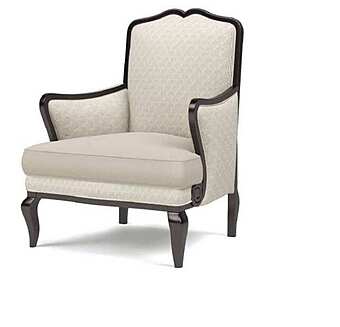 Кресло из массива дерева с мягкой обивкой DECORA ( LCI STILE) N095L