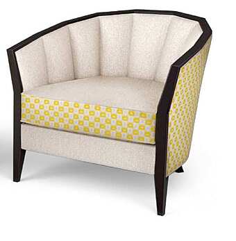 Кресло из массива дерева с мягкой обивкой DECORA ( LCI STILE) MN20L