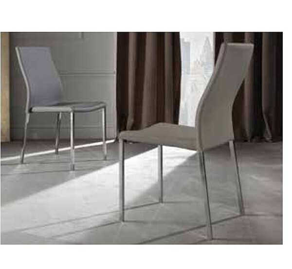 Стул из массива дерева, металла и эко-кожи ARREX A213 фабрика ARREX из Италии. Фото №2