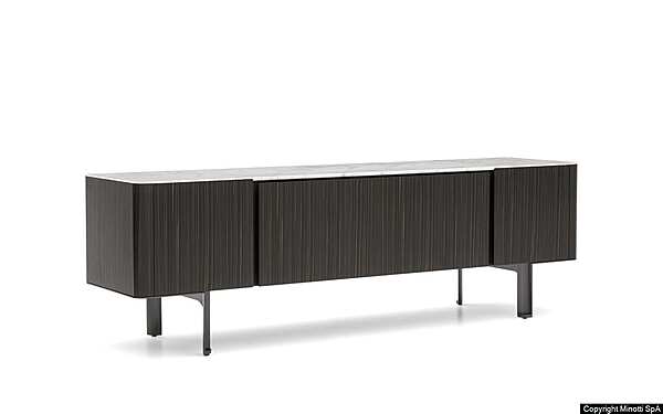 Тумба MINOTTI Lou "Sideboard" Christophe Delcourt фабрика Minotti из Италии. Фото №1