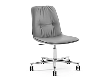 Стул с колесами и 5-лучевой базой Eforma Lisa 5 Ways фабрика Eforma из Италии