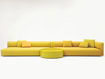 Модульный диван со съемным чехлом из ткани PAOLA LENTI WALT B153ADS/B153ASS/B153N