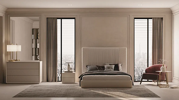 Прямоугольная деревянная прикроватная тумбочка CASA +39  MN0010 фабрика ENCORE (by CASA +39) из Италии. Фото №5
