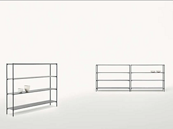 Двусторонняя полка из окрашенного металла PAOLA LENTI Plano B47G