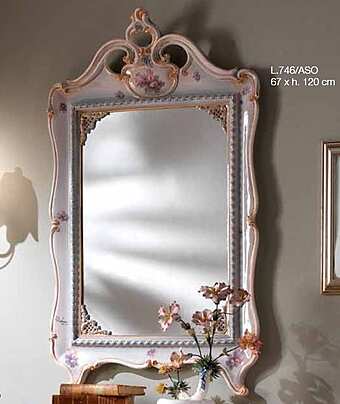Зеркало LORENZON Arte e Ceramica L.746/ASO Зеркало LORENZON Arte e Ceramica L.746/ASO фабрика LORENZON (F.LLI LORENZON) из Италии