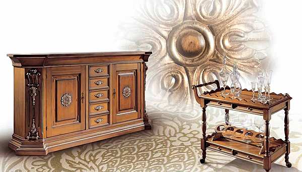 Сервировочный столик ANGELO CAPPELLINI DINING & OFFICES Cerano 18046 фабрика ANGELO CAPPELLINI из Италии. Фото №2